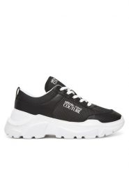Versace Jeans Couture Sneakersy 78YA3SC1 Czarny. Czarne buty sportowe casual Versace Jeans Couture, bez wzorów, z jeansu, bez zapięcia. Za 1,079.00 zł.