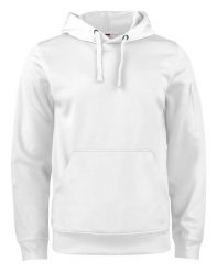 Clique Basic Active Hoody bluza z kapturem unisex z poliestru – White. Białe bluzy z kapturem CLIQUE, s, bez wzorów, z kapturem. Za 189.08 zł.