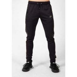 Wenden Track Spodnie - Czarny/Złoty. Żółte spodnie treningowe długie GORILLA WEAR, xl, bez wzorów, z dresówki. Za 233.00 zł.