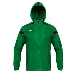 Kurtka ortalionowa piłkarska dla dorosłych Zina Delta PRO 2.0 Senior. Zielone kurtki Zina, m, bez wzorów, bez kaptura. Za 329.00 zł.