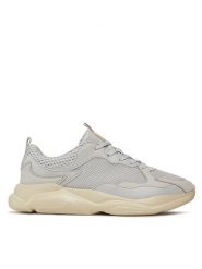 Hugo Sneakersy Leon Runn 50510309 Szary. Szare buty sportowe casual Hugo, bez wzorów, ze skóry, bez zapięcia. Za 639.99 zł.