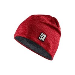 Czapka Craft microfleece. Czerwone czapki zimowe Craft, bez wzorów. Za 165.50 zł.