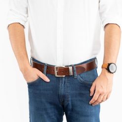 TOM TAILOR MĘSKI PASEK SKÓRZANY KLASYCZNY SKÓRA TG1068L89/690 40mm Gürtel Q.6789 0690 DARKBROWN. Paski Tom Tailor, bez wzorów, ze skóry, klasyczne. Za 99.99 zł.