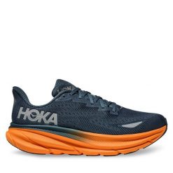 Buty do biegania Hoka. Czarne buty do biegania HOKA, bez wzorów, bez zapięcia, do biegania. Za 699.99 zł.