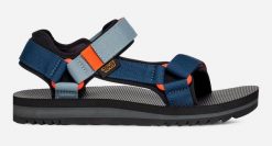 TEVA Sandały męskie M'S Universal Trail blue opal multi 40.5. Niebieskie sandały Teva, z tworzywa sztucznego, bez zapięcia. Za 467.90 zł.