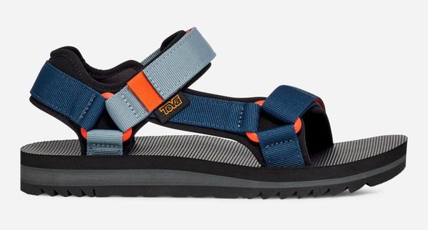 TEVA Sandały męskie M'S Universal Trail blue opal multi 40.5. Niebieskie sandały Teva, z tworzywa sztucznego, bez zapięcia. Za 485.75 zł.