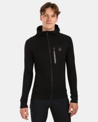 Stylowa i wygodna bawełniana bluza z kapturem Kilpi BALU-M. Czarne bluzy z kapturem Kilpi, m, bez wzorów, z bawełny, z kapturem. Za 215.49 zł.