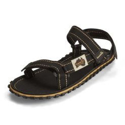 Sandały Gumbies Tracker Sandals Unisex Black GU-SATRA001 czarne. Czarne sandały z bawełny, bez zapięcia. Za 319.13 zł.