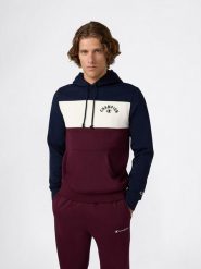 Champion Bluza w kolorze fioletowo-granatowym rozmiar: L. Niebieskie bluzy Champion, l, bez wzorów, z bawełny, z kapturem. Za 180.06 zł.