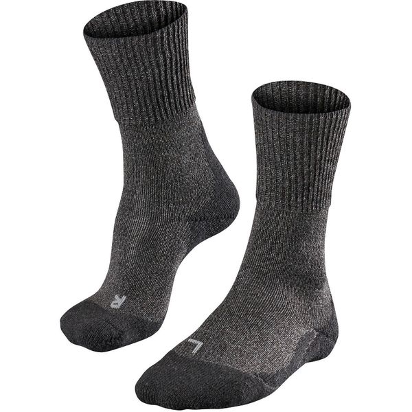 Skarpetki Falke TK1 Wool. Czarne skarpety Falke, bez wzorów, z poliamidu. Za 177.50 zł.
