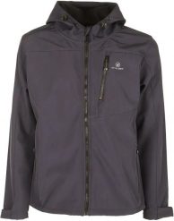 Męska kurtka softshell Athl. Dpt Hermes Lead Grey. Szare kurtki Erima, m, bez wzorów, z elastanu. Za 335.99 zł.