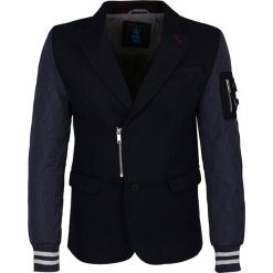 Marynarka w kolorze granatowym. Marynarki marki Homebase, Tuffskull & Soulstar, prążkowane. W wyprzedaży za 211.95 zł.