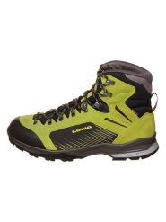 LOWA Skórzane botki trekkingowe "Vigo GTX" w kolorze limonkowym rozmiar: 42. Zielone buty trekkingowe Lowa, bez wzorów, z gore-texu, bez zapięcia. Za 448.99 zł.