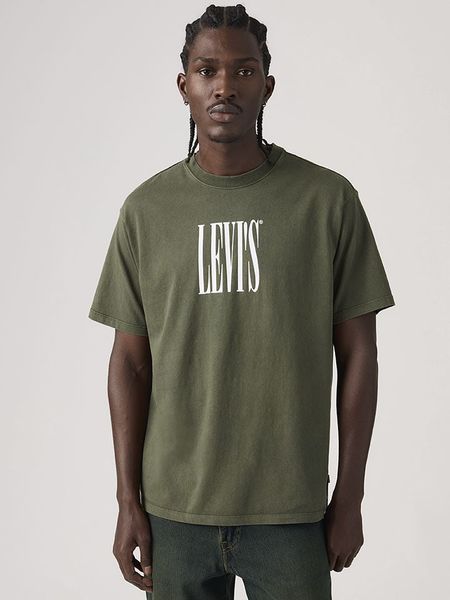 Levi's Koszulka w kolorze khaki rozmiar: M. Brązowe bezrękawniki Levi's®, m, bez wzorów, z bawełny, bez kołnierzyka, bez ramiączek. Za 70.90 zł.