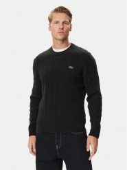 Lacoste Sweter AH2924 Zielony ciemny Classic Fit. Zielone swetry rozpinane LACOSTE, m, bez wzorów, z wełny, bez kołnierzyka, bez ramiączek. Za 615.99 zł.