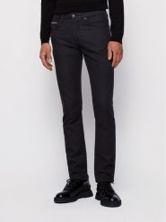 Boss Spodnie materiałowe Delaware3-1-20+ 50435156 Czarny Slim Fit. Czarne spodnie materiałowe Boss, m, bez wzorów, z bawełny. Za 629.99 zł.