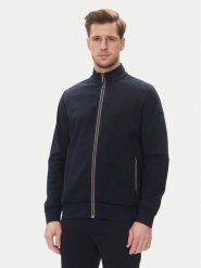 Bugatti Bluza 8750 75170C Granatowy Regular Fit. Niebieskie bluzy Bugatti, m, bez wzorów, z bawełny, bez kaptura. Za 429.99 zł.