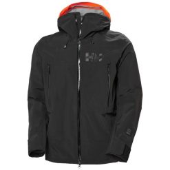 Kurtka narciarska Helly Hansen Sogn Shell 2.0. Czarne kurtki narciarskie i snowboardowe Helly Hansen, m, bez wzorów, narciarskie. Za 1,585.25 zł.