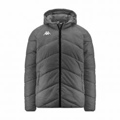 Kurtka puchowa Kappa Vianetto. Szare kurtki Kappa, m, bez wzorów, z materiału, bez kaptura. Za 300.35 zł.