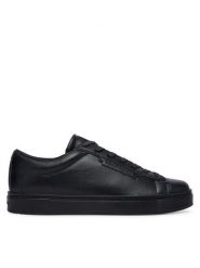 Emporio Armani Sneakersy EM005292 AF24320 UC001 Czarny. Czarne buty sportowe casual Emporio Armani, bez wzorów, ze skóry, bez zapięcia. Za 1,569.00 zł.