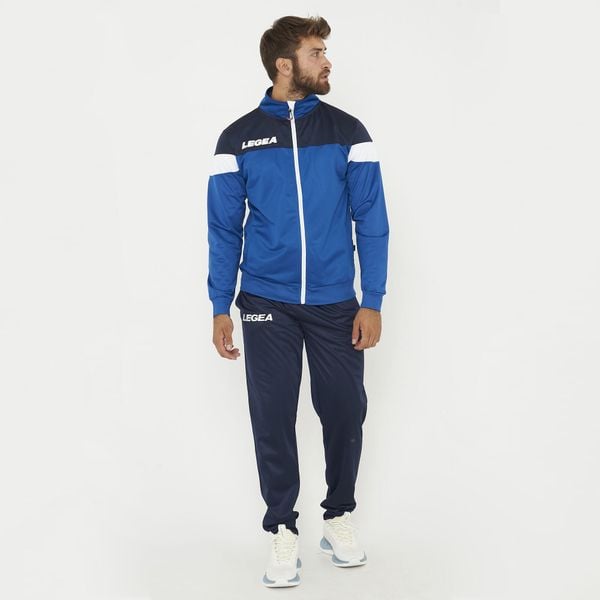 Kompletny dres BOLIVIA CUBA. Niebieskie komplety dresowe Legea, xs, bez wzorów, z dresówki, bez ramiączek. W wyprzedaży za 116.00 zł.