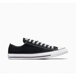Sneakers Converse All Star Chuck Taylor Klasyczne Czarne. Czarne sztyblety Converse, bez wzorów, z materiału, bez obcasa, bez zapięcia. Za 234.58 zł.