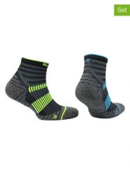 Norfolk Skarpety trekkingowe (2 pary) "Cougar" w kolorze czarnym rozmiar: 47-50. Czarne skarpety Norfolk, bez wzorów, z materiału. Za 43.99 zł.