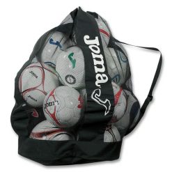 Torba na 14 balonów Joma. Czarne torby na ramię Joma, bez wzorów, z materiału, na ramię, duże, bez dodatków. Za 260.50 zł.