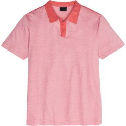 Shirt polo Regular Fit bonprix koralowy. Czerwone koszulki polo sportowe marki bonprix, w paski, polo. Za 54.99 zł.