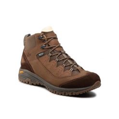 Wysokie buty trekkingowe Lomer Sella MTX Nubuck. Brązowe buty trekkingowe LOMER, bez wzorów, z nubiku, bez zapięcia. Za 682.00 zł.