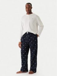 Tommy Hilfiger Piżama UM0UM03592 Écru Regular Fit. Piżamy Tommy Hilfiger, m, bez wzorów, z bawełny, bez ramiączek. Za 429.99 zł.