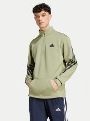 Adidas Bluza Future Icons 3-Stripes IW8544 Zielony Regular Fit. Zielone bluzy Adidas, m, bez wzorów, z bawełny, bez kaptura. Za 99.99 zł.