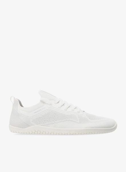 Buty męskie Vivobarefoot Primus Lite Knit. Białe buty turystyczne VIVOBAREFOOT, bez wzorów, z włókna, bez zapięcia, do biegania. Za 559.00 zł.