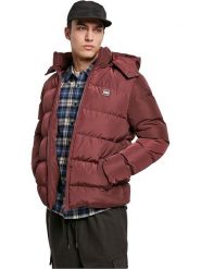 Urban Classics Kurtka pikowana w kolorze bordowym rozmiar: XXL. Czerwone kurtki Urban Classics, xxl, bez wzorów, bez kaptura. Za 162.49 zł.