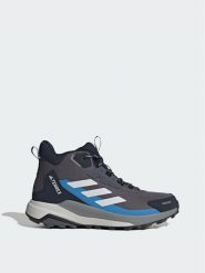 Adidas Trekkingi Terrex Anylander Mid Rain.Rdy Hiking Shoes JR6593 Szary. Szare botki sznurowane Adidas, bez wzorów, z materiału, bez obcasa, bez zapięcia. Za 438.99 zł.