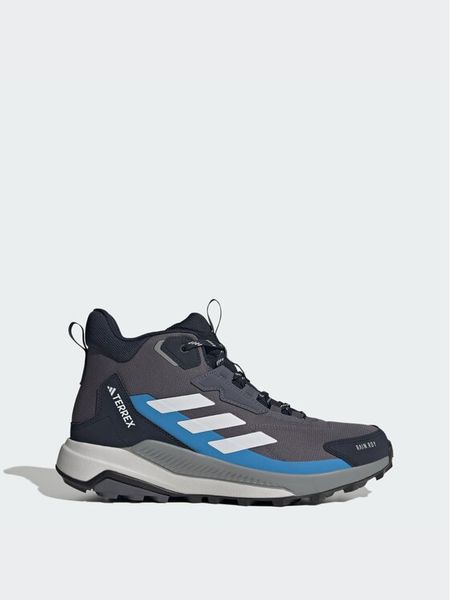 Adidas Trekkingi Terrex Anylander Mid Rain.Rdy Hiking Shoes JR6593 Szary. Szare botki sznurowane Adidas, bez wzorów, z materiału, bez obcasa, bez zapięcia. Za 438.99 zł.