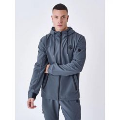 Kurtka z kapturem Project X Paris. Szare kurtki PREMIUM PARTS, m, bez wzorów, z materiału, z kapturem. Za 181.00 zł.