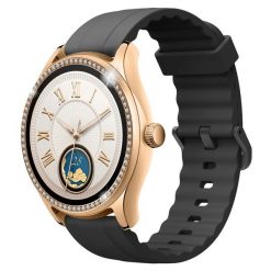 Zegarek Inteligentny Kuura+ WS v2 - Czarny/Złoty. Czarne, cyfrowe zegarki KUURA, szklane. Za 329.00 zł.
