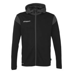 Bluza dresowa z kapturem Uhlsport Squad 27. Czarne bluzy z kapturem Uhlsport, xl, bez wzorów, z dresówki, z kapturem. Za 211.50 zł.