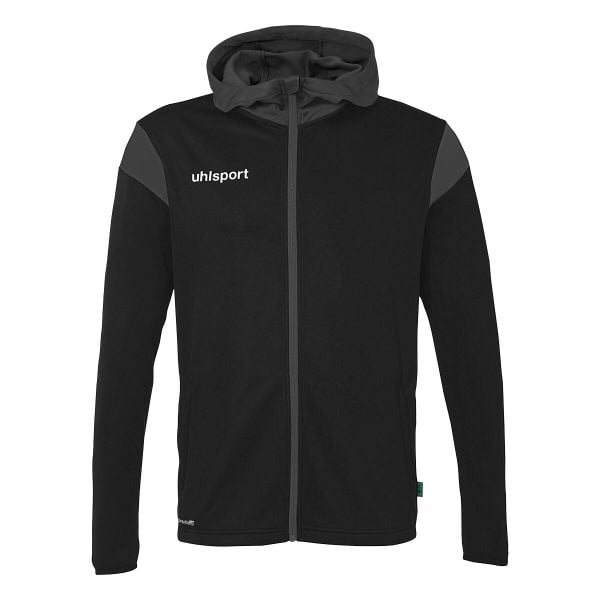 Bluza dresowa z kapturem Uhlsport Squad 27. Czarne bluzy z kapturem Uhlsport, xl, bez wzorów, z dresówki, z kapturem. Za 211.50 zł.