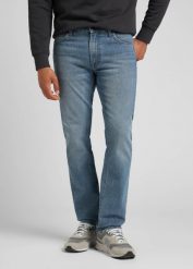 LEE DAREN ZIP FLY MĘSKIE SPODNIE JEANSOWE STORM CLOUD L707PTFL 112321984. Białe eleganckie spodnie Lee, do pracy, l, z bawełny, biznesowe. Za 219.99 zł.