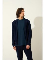 AUTHENTIC CASHMERE Kaszmirowy kardigan "Neurre" w kolorze czarnym rozmiar: XXL. Czarne swetry rozpinane AUTHENTIC CASHMERE, xxl, bez wzorów, z kaszmiru, bez kołnierzyka, bez ramiączek. Za 434.99 zł.