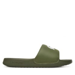 Klapki Lacoste. Brązowe klapki LACOSTE. Za 129.99 zł.