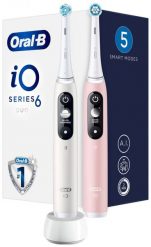 Szczoteczka magnetyczna Oral-B iO Series 6 Duo biały/różowy. Szczoteczki elektryczne ORAL B. Za 899.00 zł.
