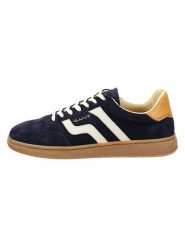 GANT Footwear Skórzane sneakersy "Cuzmo" w kolorze granatowym rozmiar: 42. Niebieskie buty sportowe casual GANT Footwear, bez wzorów, bez zapięcia. Za 373.30 zł.
