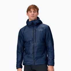 Kurtka ocieplana męska NORRONA Faketind Thermo40 Zip Hood. Niebieskie kurtki NORRONA, m, bez wzorów, z materiału, bez kaptura. Za 1,139.00 zł.