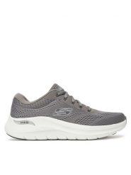 Skechers Sneakersy Arch Fit 2.0- 232700/GRY Szary. Szare buty sportowe casual Skechers, bez wzorów, z materiału, bez zapięcia. Za 259.99 zł.