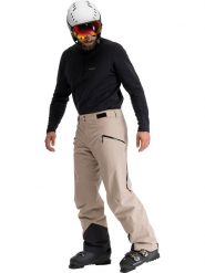 Bergans Spodnie narciarskie "Oppdal" w kolorze czarno-beżowym rozmiar: S. Brązowe spodnie narciarskie i snowboardowe Bergans, s, bez wzorów, narciarskie. Za 830.67 zł.