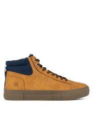 Gap Sneakersy PORTLAND CUP MID M GP505011BM-MU00 Brązowy. Brązowe buty sportowe casual GAP, bez wzorów, z materiału, bez zapięcia. Za 199.99 zł.