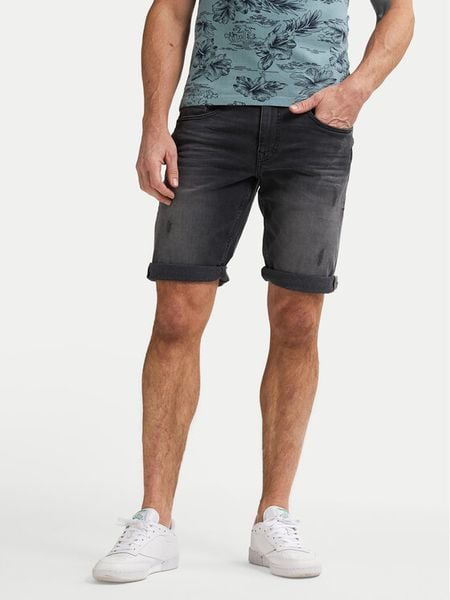 Petrol Industries Szorty jeansowe M-1050-SHO003 Czarny Regular Fit. Czarne szorty Petrol Industries, m, bez wzorów, z bawełny. Za 279.99 zł.